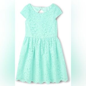 Mellow aqua lace dress